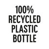100% gerecycled plastic fles